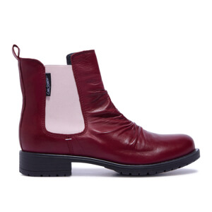 Carl Scarpa Cavalina Bordo Leather Ankle Boots